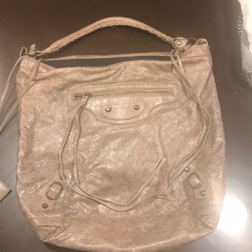 Balenciaga Distressed Hobo
